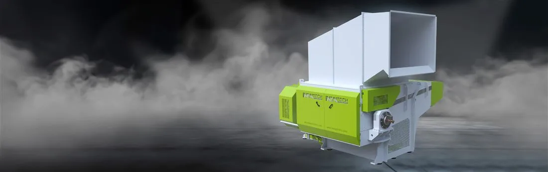 2000 tek şaftlı shredder