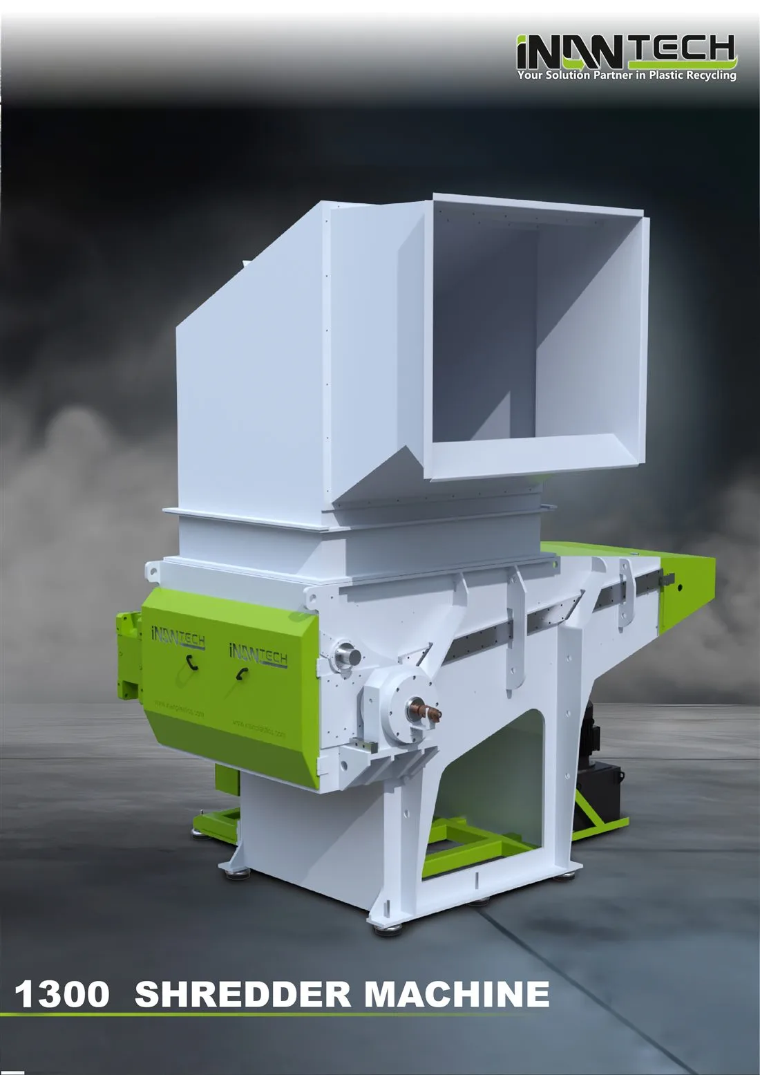 1300 Tek Şaftlı Shredder